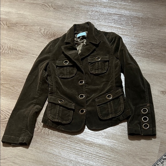 Marineblu Dark Olive Utility Jacket - Picture 1 of 12